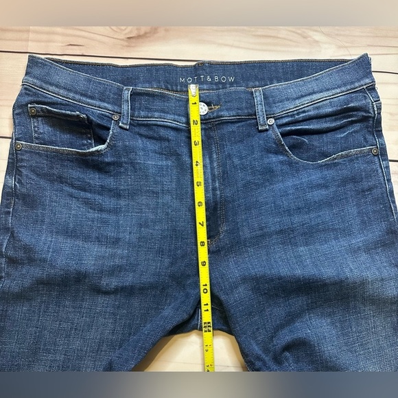 Mott & Bow Jeans Men's 34x32 Skinny Wooster versatile blue Denim stretch casual - Picture 5 of 10